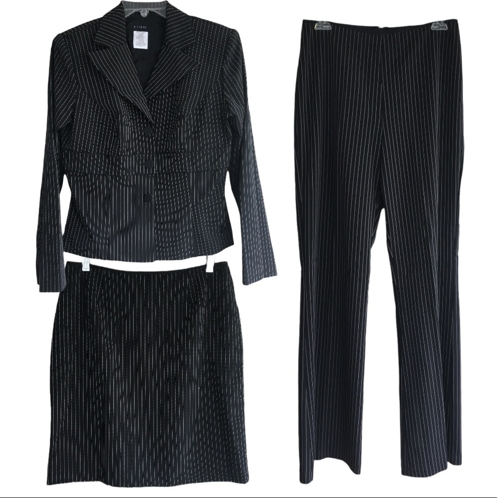 90s Y2K Vintage 3PC Pinstripe Suit